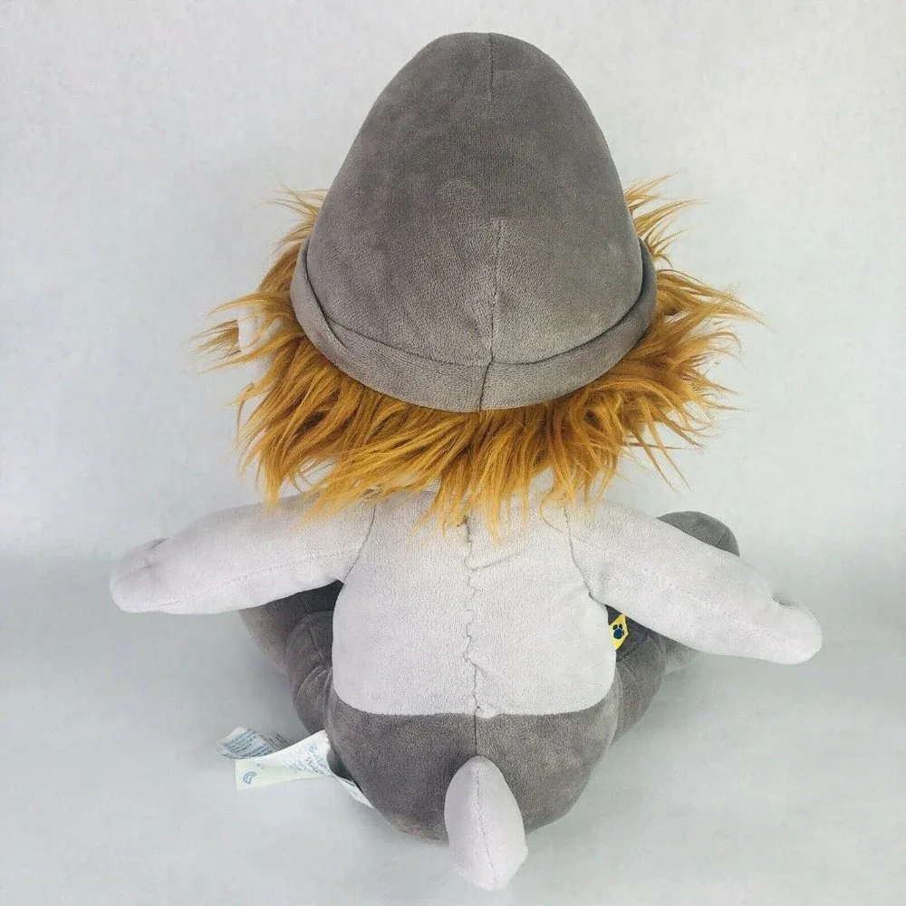 Build A Bear Naughty Boy Hackus Smurf Plush BABW Stuffed Toy Doll Gray 13” Movie